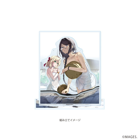 『メモリーズオフシリーズ』プレミアム アクリルジオラマプレート02/嘉神川ノエル&日紫喜瑞羽(描き下ろしイラスト)